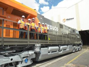 Arauco avança na estrutura logística do Projeto Sucuriú com recebimento das primeiras locomotivas da Wabtec