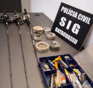 Polícia Civil recupera objetos de pesca furtados em Bataguassu