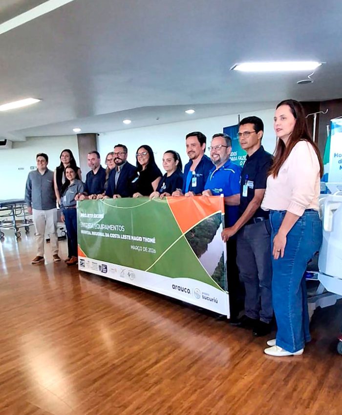 Arauco destina R$ 2,3 milhões para hospitais de Três Lagoas