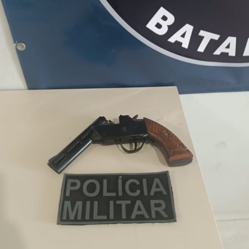 Polícia Militar apreende arma artesanal e prende homem por porte ilegal na zona rural de Três Lagoas