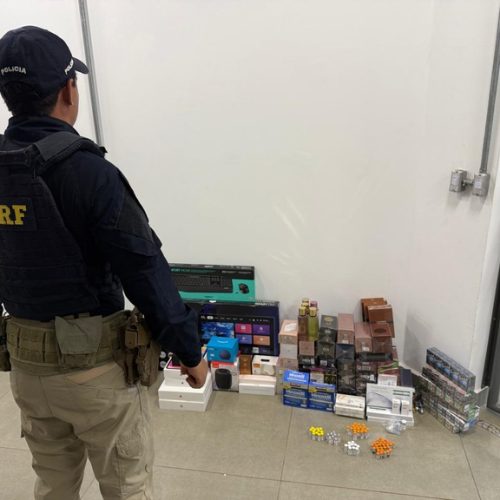 PRF apreende medicamentos e cigarros em Três Lagoas
