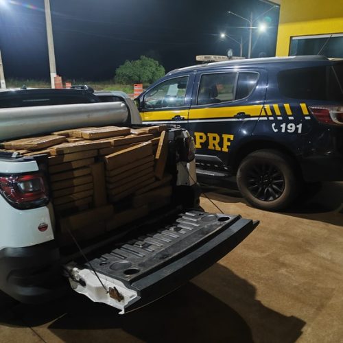 PRF apreende 787 Kg de maconha em Três Lagoas