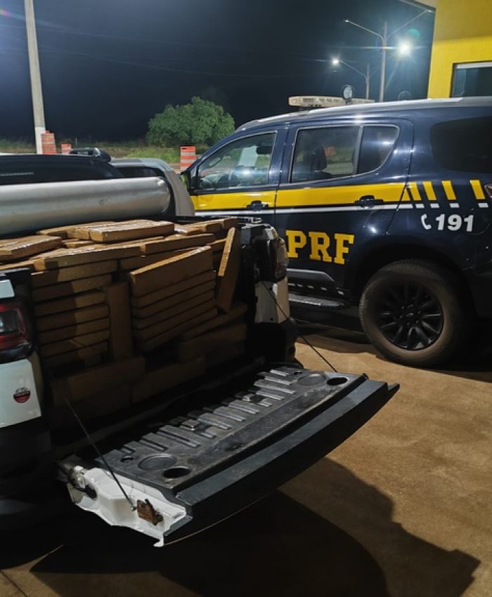 PRF apreende 787 Kg de maconha em Três Lagoas