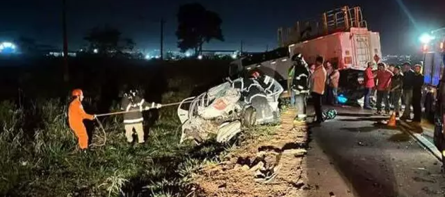 Jovem de 19 anos morre em colisão frontal com caminhão na BR-262, em Três Lagoas