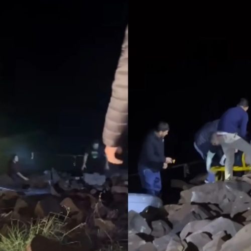 Motorista morre após caminhonete cair no Rio Paraná; condutor de Celta estava bêbado