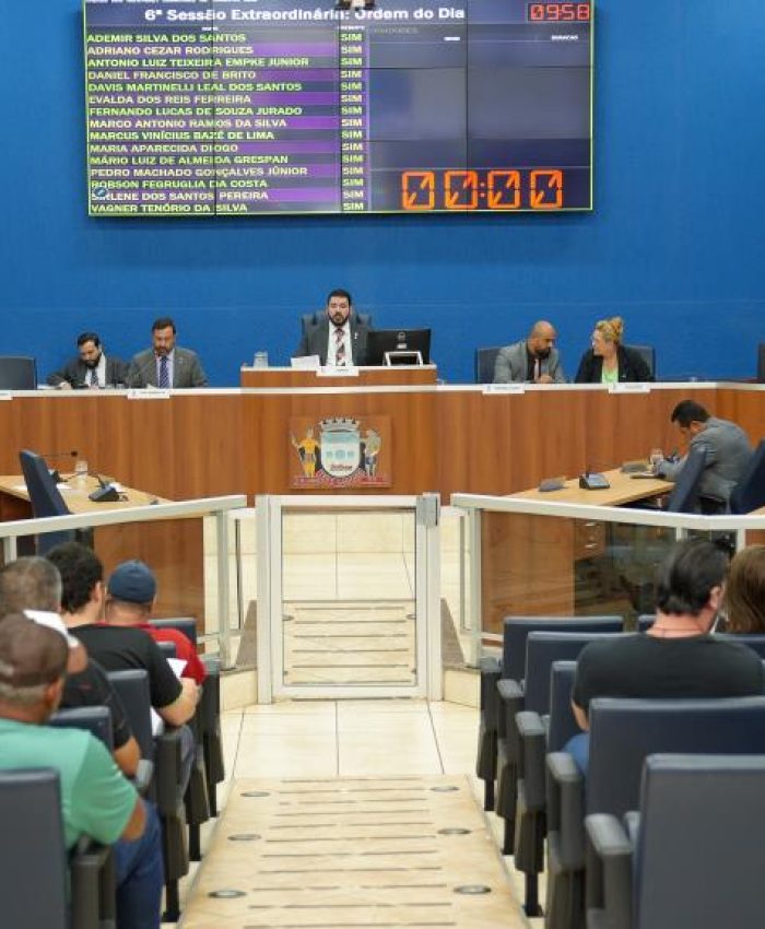 Câmara aprova pacote de benefícios a servidores municipais