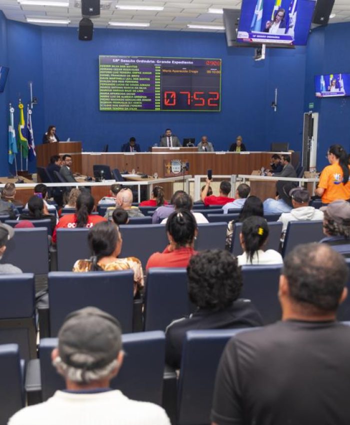 Plano Diretor mobiliza população e lota plenário da Câmara de Três Lagoas