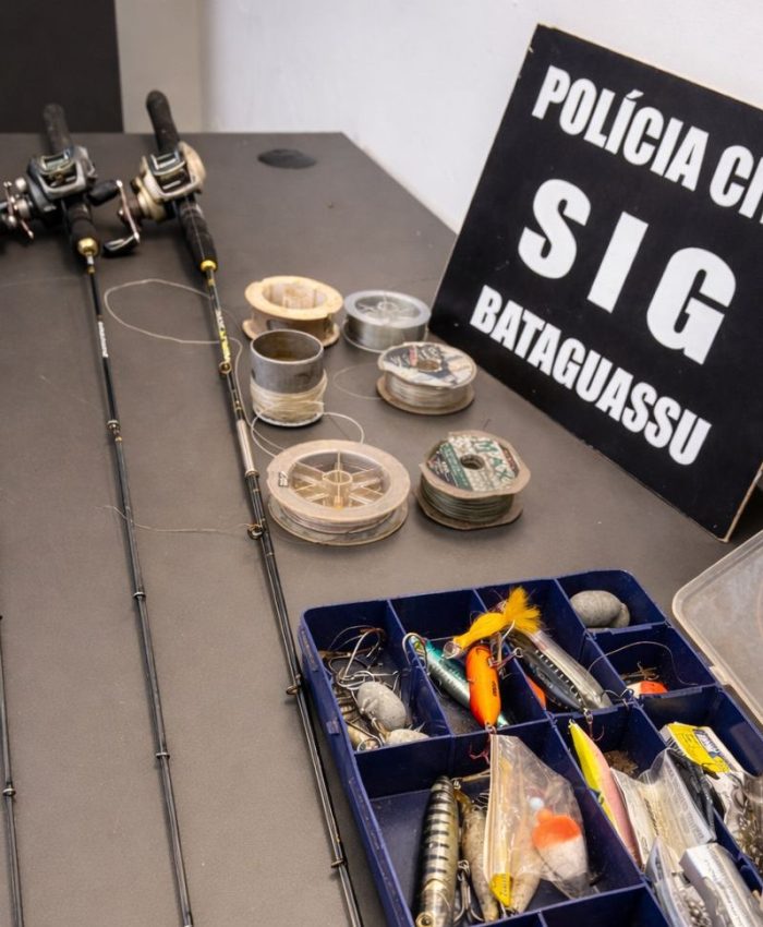 Polícia Civil recupera objetos de pesca furtados em Bataguassu